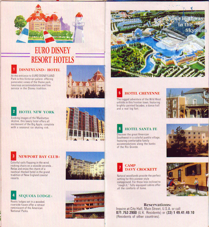 EuroDisney resorts 1992